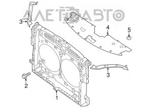 Husa televizor Nissan Pathfinder 17-19 nou OEM original