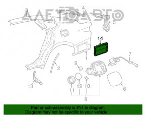 Placă de ventilație stânga Lexus ES300h ES350 13-18 nouă originală