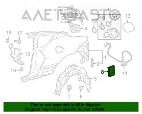 Grila de ventilatie stanga Toyota Prius 30 10-15 noua OEM originala