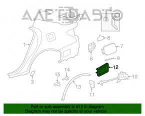 Щиток вентиляции левый Lexus RX300 RX330 RX350 RX400h 04-09 новый OEM оригинал