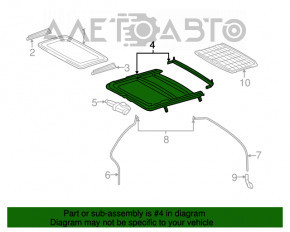 Asamblare de geamuri pentru Lexus RX300 RX330 RX350 RX400h 04-09