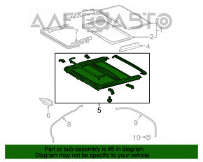 Mecanismul de deschidere a portbagajului pentru Toyota Avalon 05-12