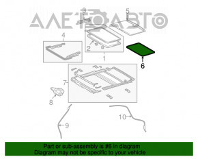 Garnitura interioară a ușii pentru Lexus RX300 RX330 RX350 RX400h 04-09 bej