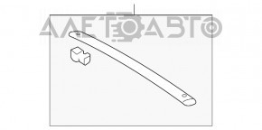 Balustradele transversale Toyota Sequoia 08-16 au vopseaua cojită