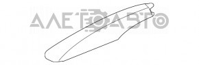 Bara de protecție a balustradelor față stânga pentru Lexus RX300 RX330 RX350 RX400h 04-09, nou, original OEM