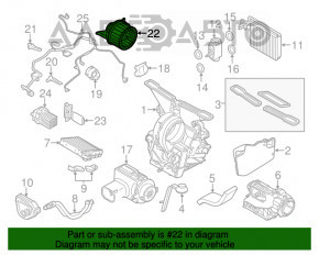 Motorul ventilatorului de încălzire Mini Cooper Clubman R55 07-14