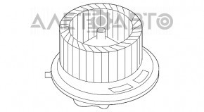 Motorul ventilatorului de încălzire pentru BMW 335i e92 07-13