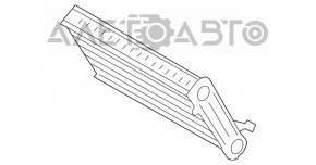 Radiatorul de încălzire a încălzitorului BMW 3 F30 12-18 nou aftermarket NISSENS