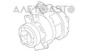 Compresorul de aer condiționat pentru BMW X5 E70 07-13 4.8