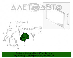 Compresorul de aer condiționat pentru BMW X5 E70 07-13 4.8