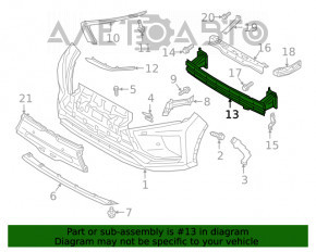 Amplificatorul de bara fata Mitsubishi Eclipse Cross 18- nou, neoriginal.