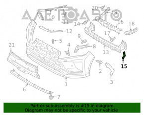 Suportul de bara fata dreapta Mitsubishi Eclipse Cross 18-