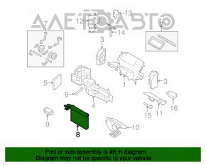 Evaporator BMW X5 E70 07-13