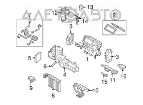 Evaporator BMW X5 E70 07-13