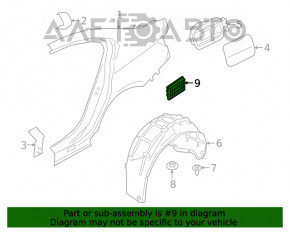 Grila de ventilatie stanga BMW X3 G01 18-21 noua OEM originala