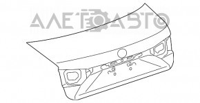 Крышка багажника Lexus ES300h ES350 13-18 под спойлер