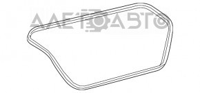 Garnitura capac portbagaj Toyota Camry v70 18- nou original