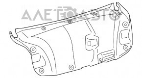 Обшивка крышки багажника Lexus ES300h ES350 13-18 черн