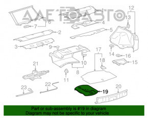 Spumă de polistiren pentru instrumentul Lexus IS250 IS350 06-13