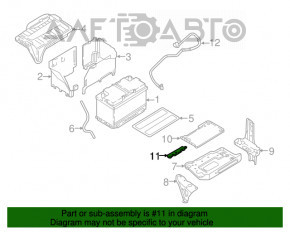 Suport baterie Infiniti QX30 17-