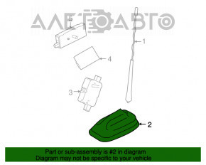 Mufă antenă Mini Cooper F56 3d 14- fără navigație