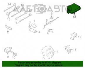 Модуль srs airbag компьютер подушек безопасности Mini Cooper Countryman R60 10-16