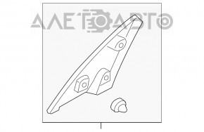 Colțul ușii din fața stângă Subaru XV Crosstrek 13-17, nou, original OEM