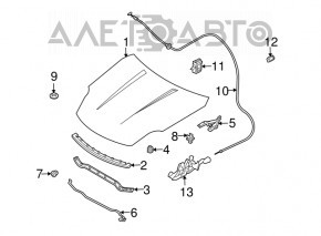 Capota dreapta a Nissan 350z