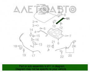 Амортизатор капота левый Infiniti G25 G35 G37 4d 06-14