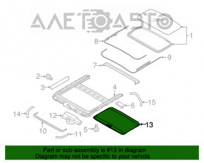 Perdeaua portbagajului pentru Subaru Legacy 15-19