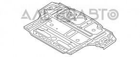 Корыто багажника Kia Sorento 16-20 под 3 ряда