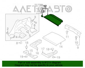 Capac portbagaj Subaru XV Crosstrek 13-17