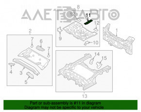 Suport roată de rezervă Hyundai Veloster 12-17