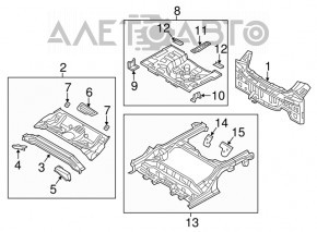 Suport roată de rezervă Hyundai Veloster 12-17