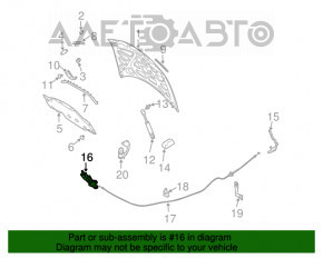 Capota de la Infiniti FX35 FX45 03-08.