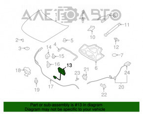 Capota dreapta a capotei Infiniti G25 G35 G37 4d 06-14