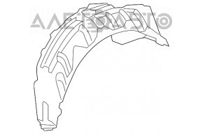 Aripa spate stânga Lexus CT200h 11-17