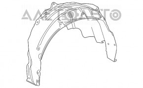 Bara de protecție spate stânga Toyota Camry v70 18- nou OEM original