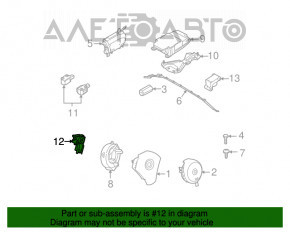 Senzor airbag spate stânga BMW X5 X6 E70 E71 07-13