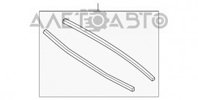 Garnitura capotei fata Nissan Murano z52 15-