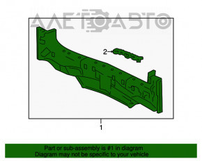 Panoul din spate al modelului Honda CRV 12-14, pe caroserie, culoare albastru BG62M.