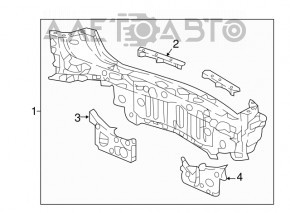 Задняя панель Honda CRV 17-22 новый OEM оригинал