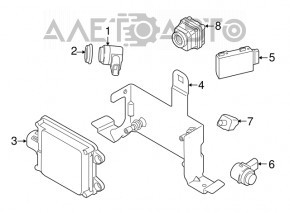 Парктроник передний наружный BMW X5 F15 14-18 PMA