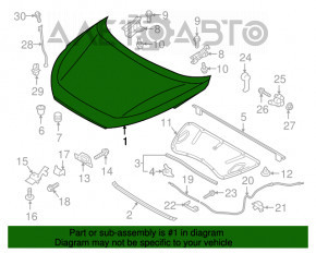 Capota goală Hyundai Tucson 16-20 nouă OEM originală