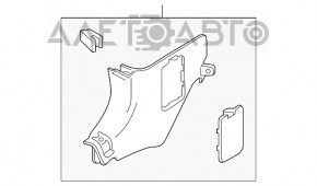 Capacul amortizorului frontal stânga inferior Infiniti Q50 14- present