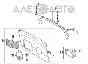 Capacul portbagajului Toyota Rav4 06-12