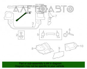 Suport TV dreapta pentru Dodge Grand Caravan 11-20