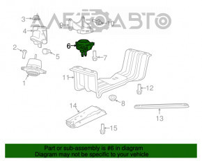 Подушка АКПП Jeep Grand Cherokee WK2 11-21 3.6