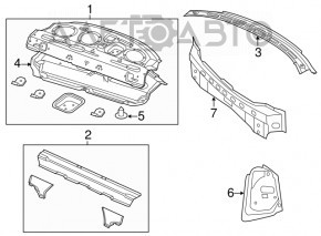 Panoul din spate al Chrysler 300 11-