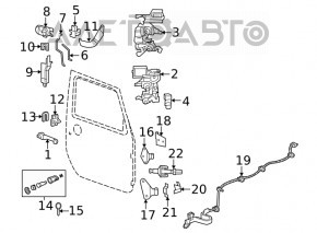 Cheie Jeep Patriot 11-17 cu 4 butoane, cu pornire la distanță